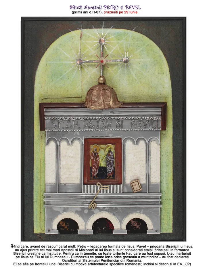Saints Apostles Peter and Paul, artwork by Neculai Cociorva