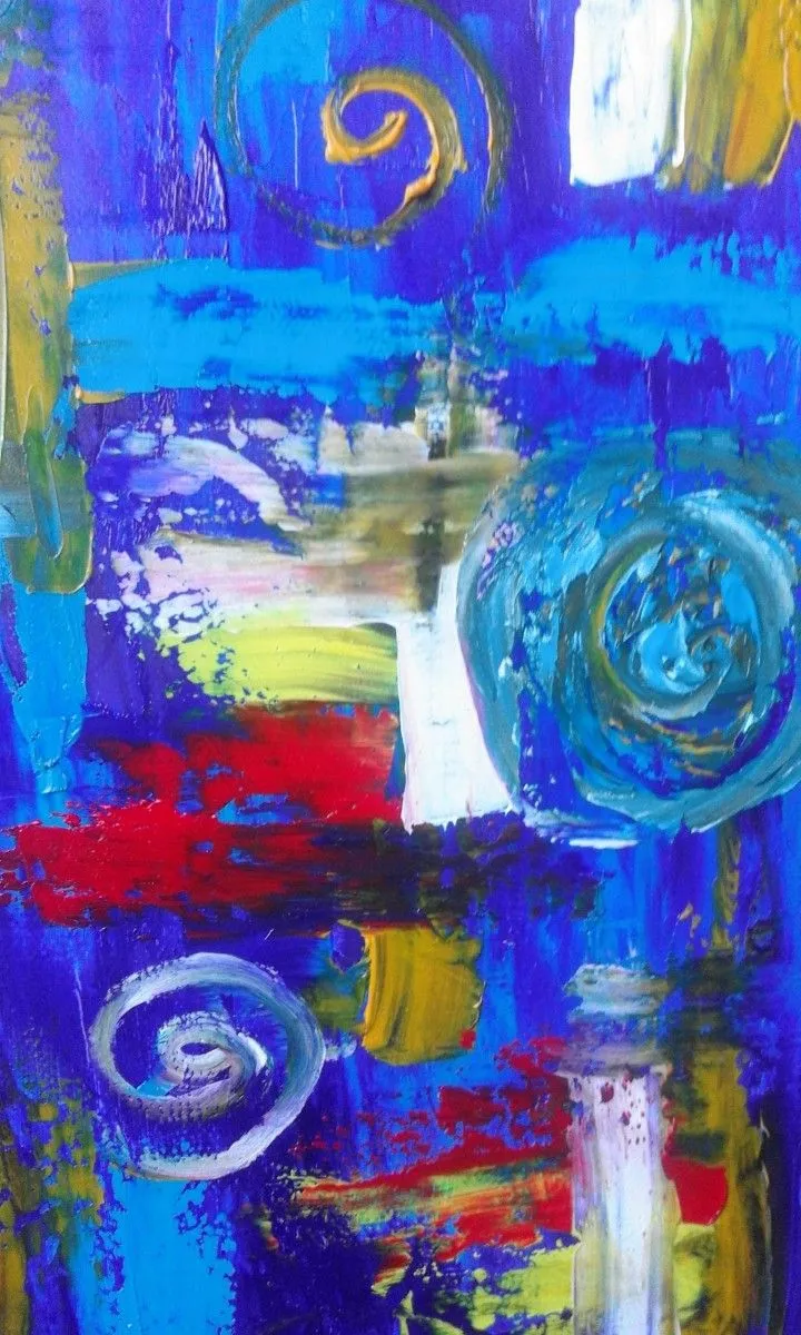 ''Blew,red and wellow'', artwork by Asi Art