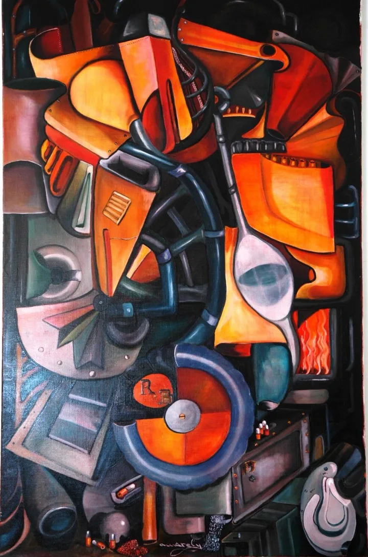 COMPOSITION .22, œuvre de Ely Amarely-Peintre