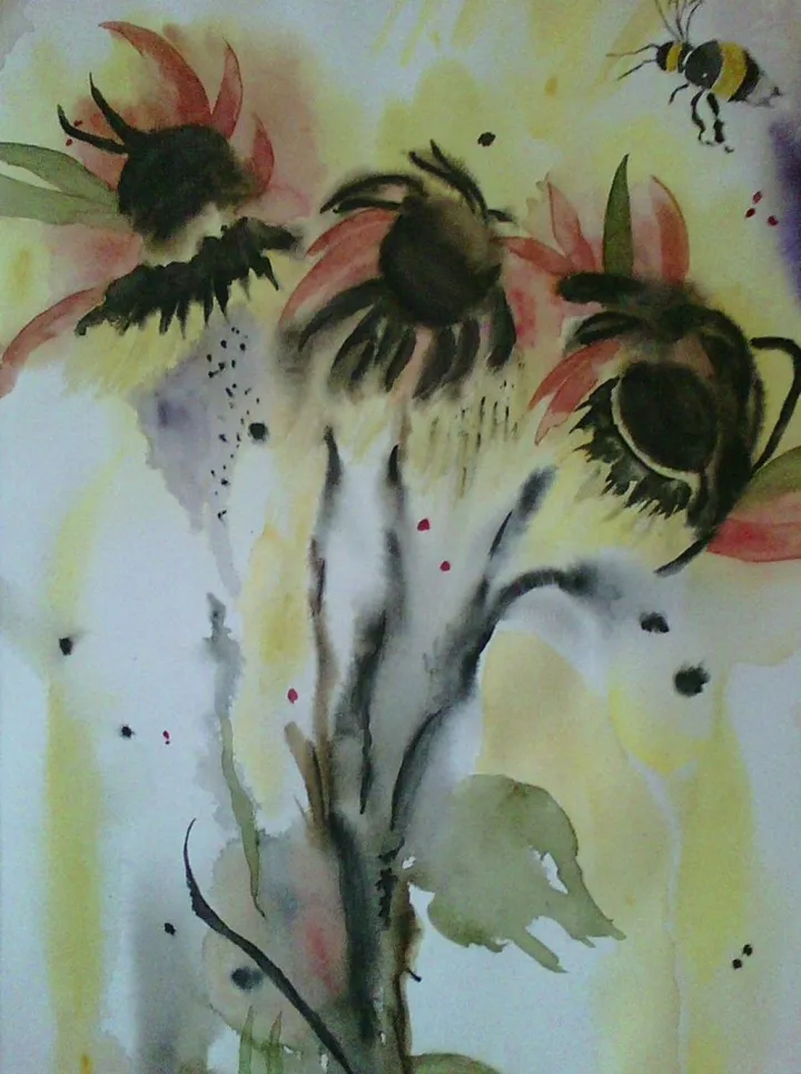 PLEIN SOLEIL..., œuvre de Thérèse Hanot