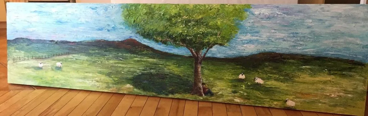 Sereine, œuvre de melanie p.