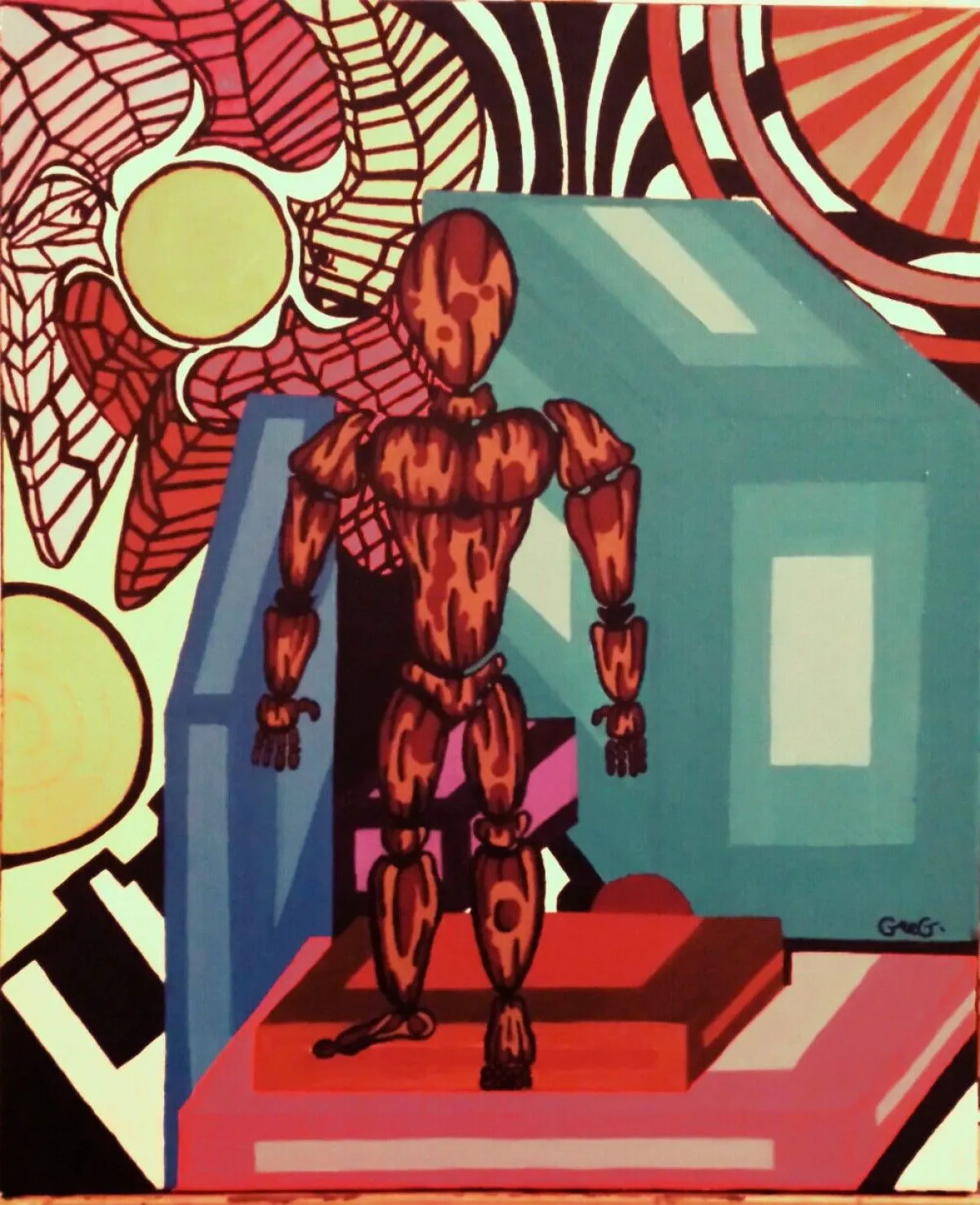 Assemblage, artwork by Greg Valles