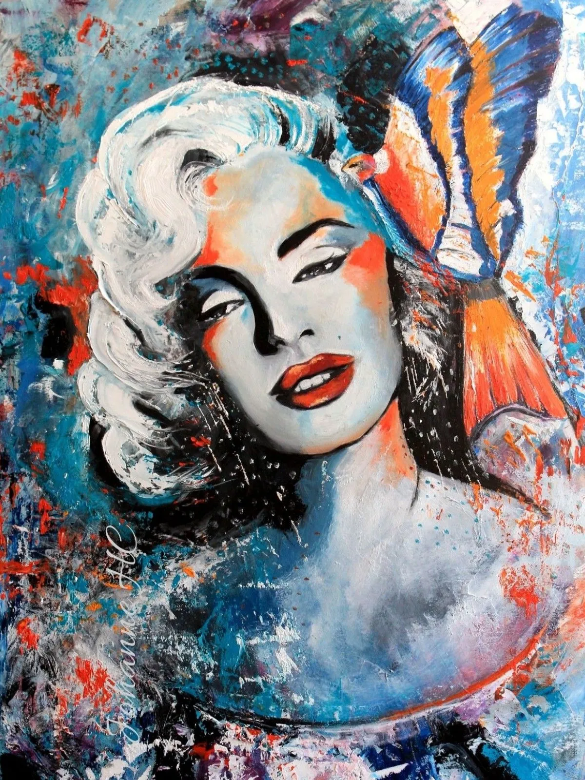 Marie M, artwork by Johanne Hebert Coulombe