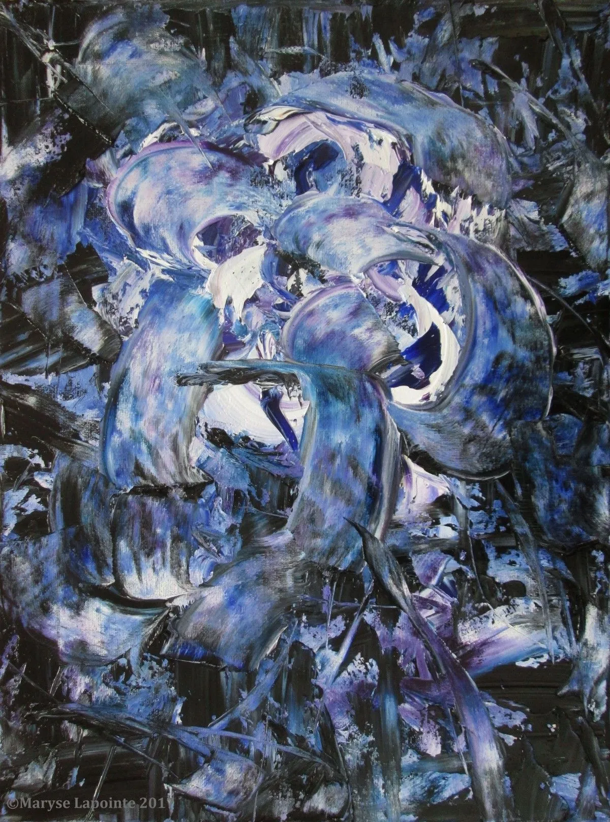 Éclosion nocturne 7 / Nocturnal Blooming 7, œuvre de Maryse Lapointe