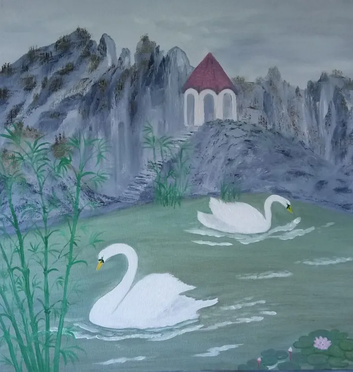 L'instant Détente, œuvre de Viviane RINCK