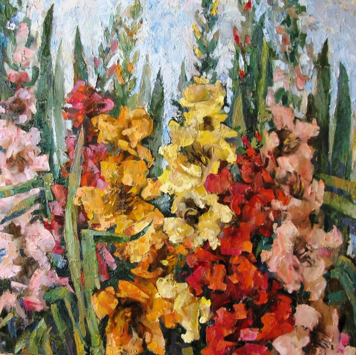 Gladiolus, œuvre de Nicifor Swiristuhin
