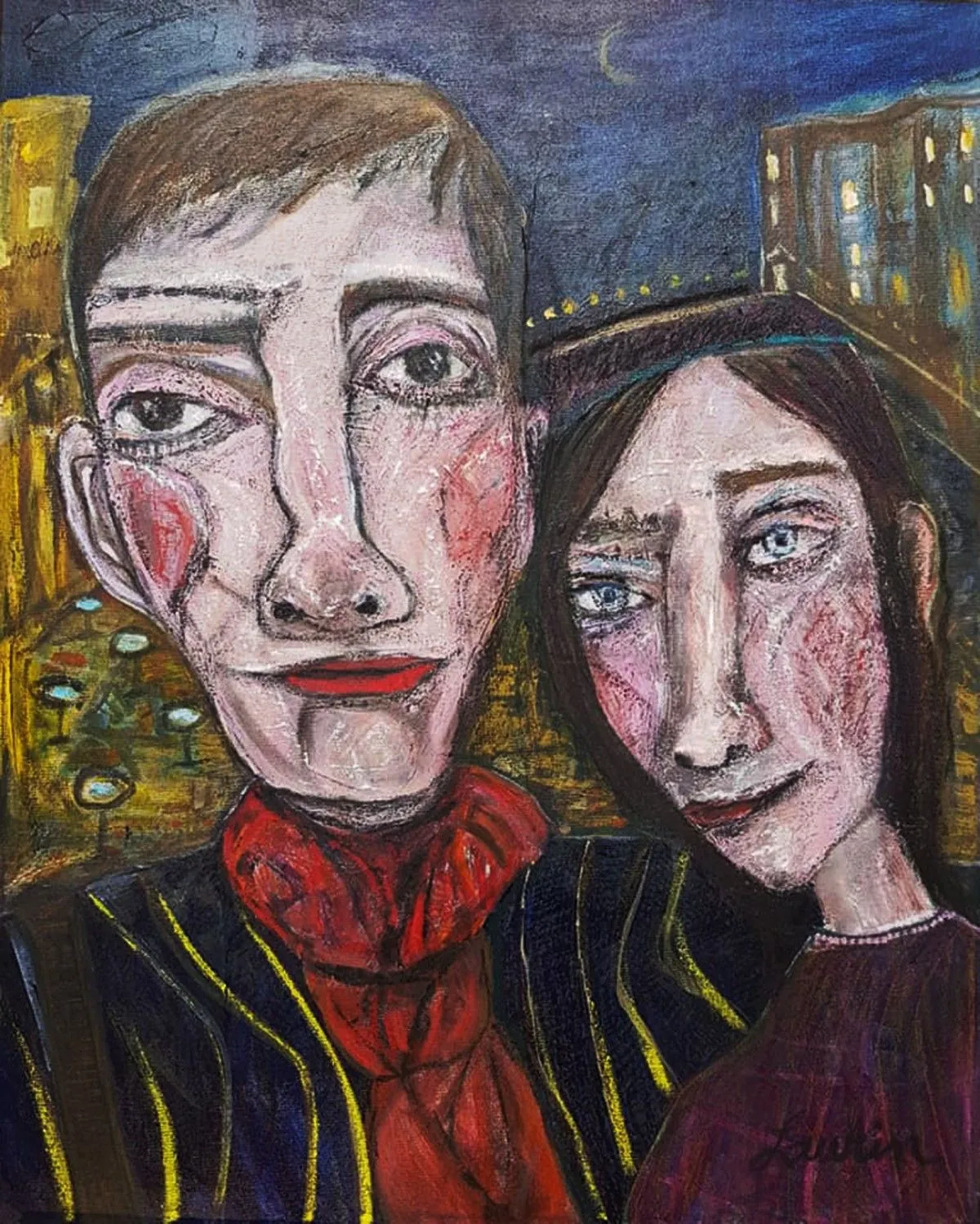 On a marché toute la nuit, œuvre de Nicole Laurin