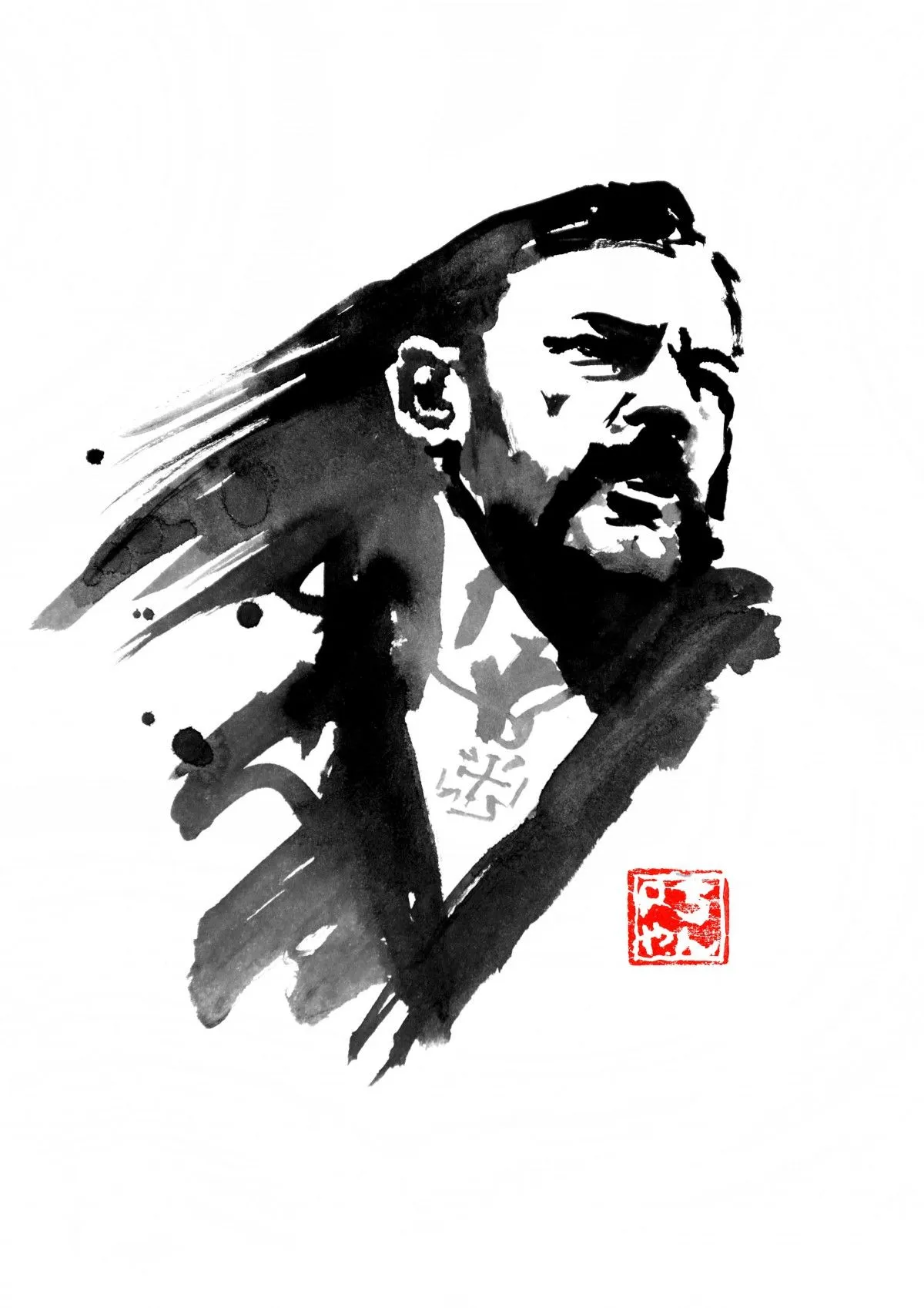 lemmy 5, artwork by pechane sumi-e