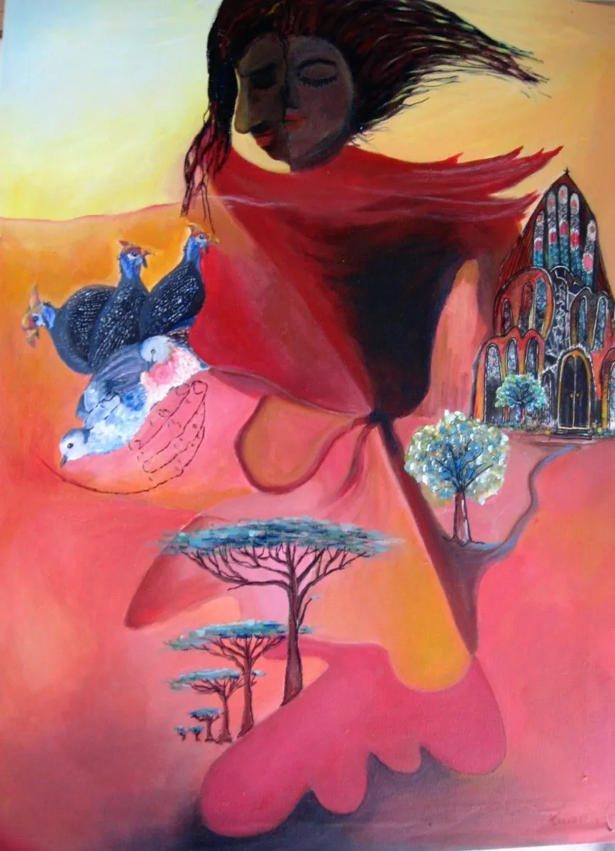 Between 2 worlds, œuvre de Liesbeth Groenewald
