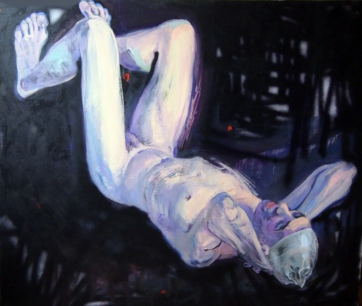 Weightlessness as a self-costructing, artwork by Yelena Klochko