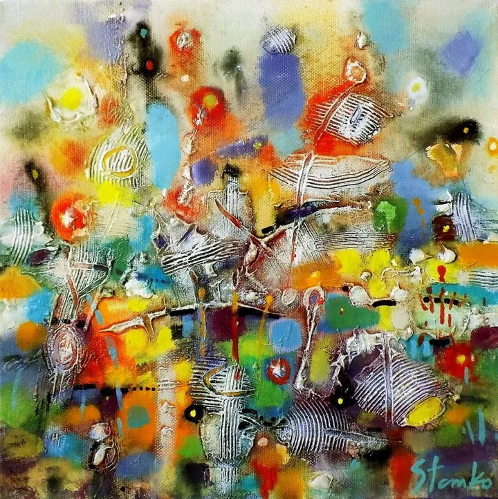 Abstract landscape-XVIII, œuvre de Stanislav Bojankov