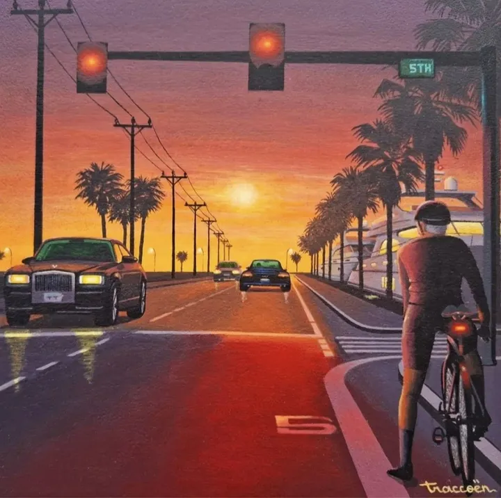 Un soir à Fort Lauderdale, artwork by Thierry Traccoën
