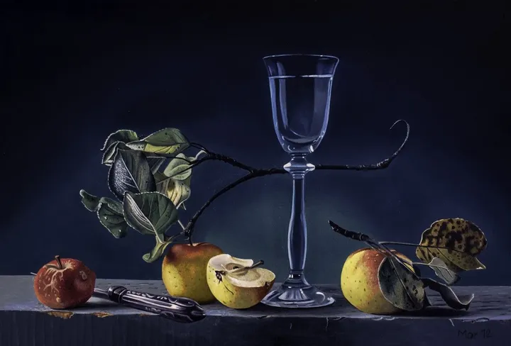 Three and a Half Apples, œuvre de Dietrich Moravec