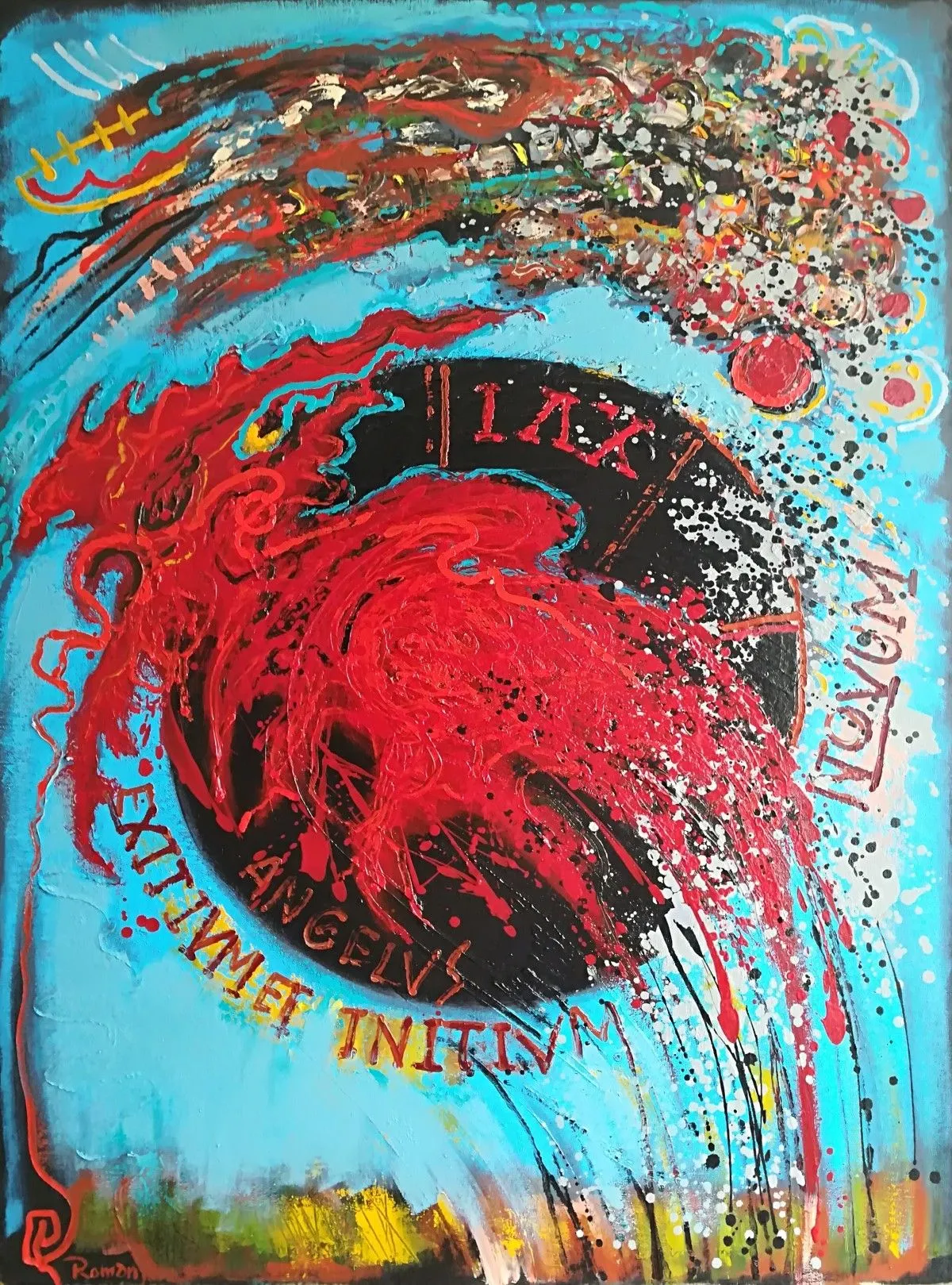 ANGELUS EXITIUM ET INITIUM NOVUM, œuvre de Sergiu Roman