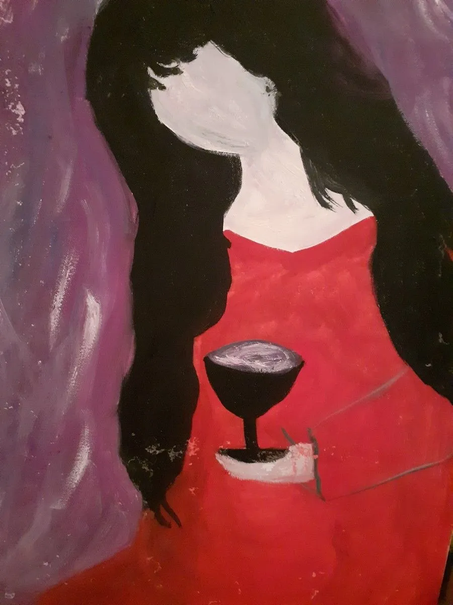 Ultime prière de Marie, artwork by Farah KHADIR