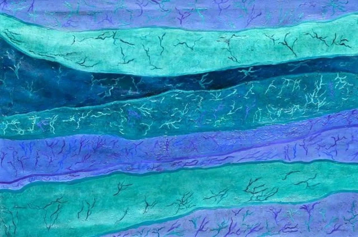 CORAUX ET COURANTS, artwork by Dominique JOYEUX