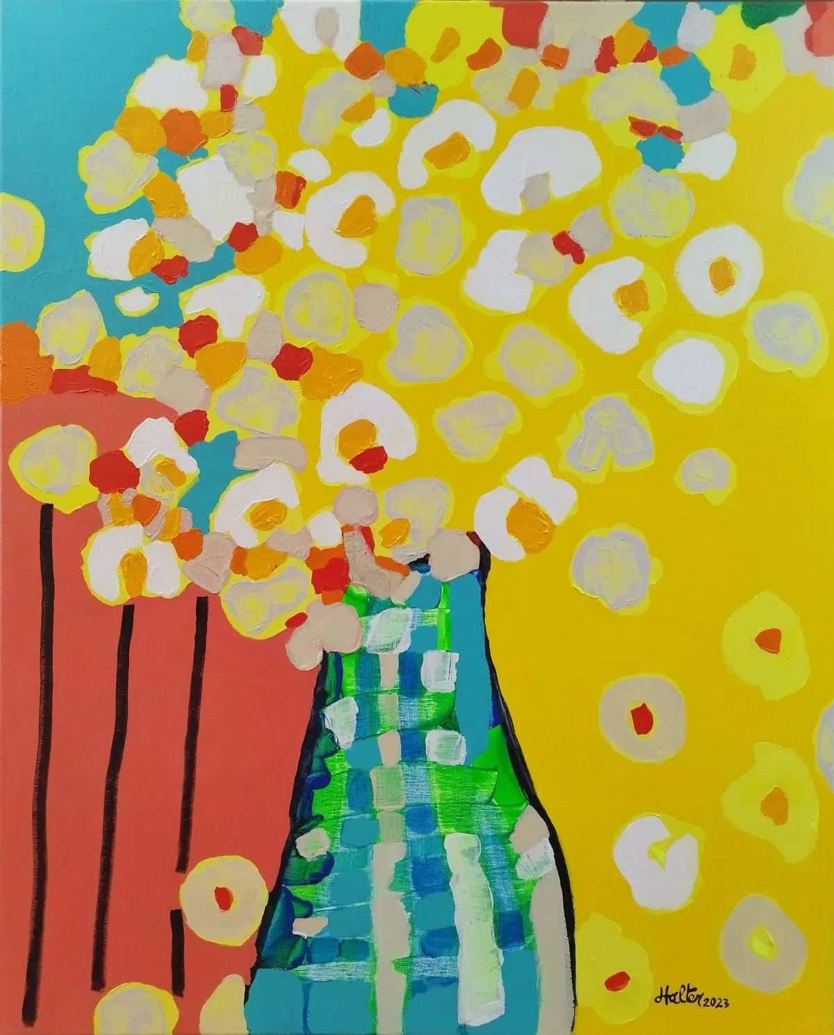 Envol de pétales, œuvre de Alain HALTER