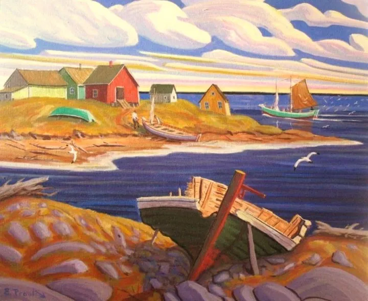 L'Anse-au-loup (Grande-Rivière), artwork by Bernard Proulx