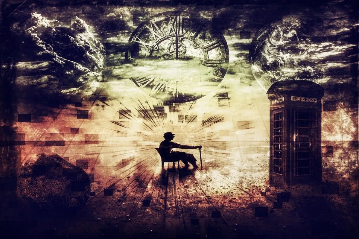 Alone, artwork by Frank Ghibaudo