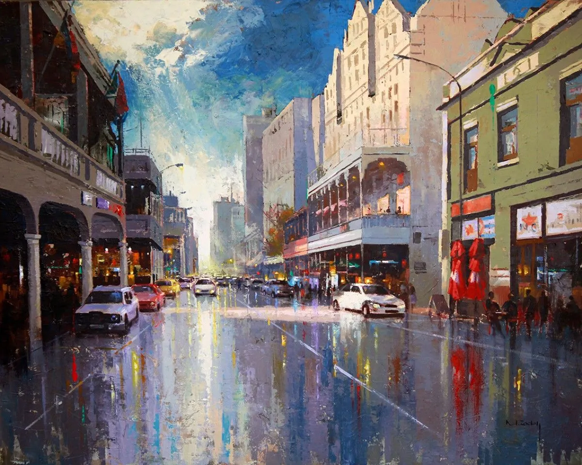 Long street, œuvre de Nasser Zadeh