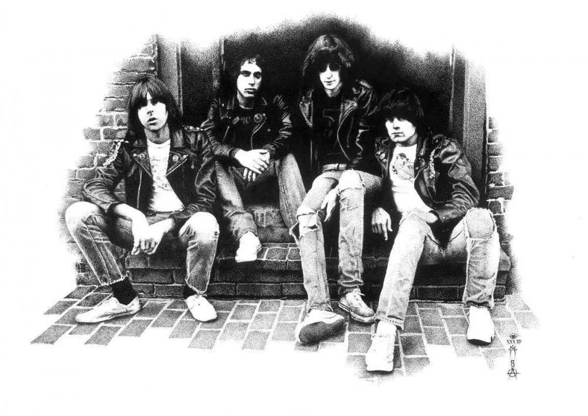 the Ramones, œuvre de Mario Tiamat