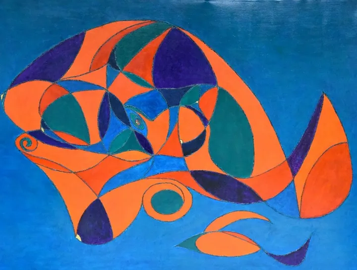 BARRIERE DE CORAIL, artwork by Dominique JOYEUX