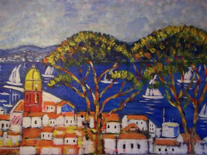 st tropez, œuvre de eric meunier