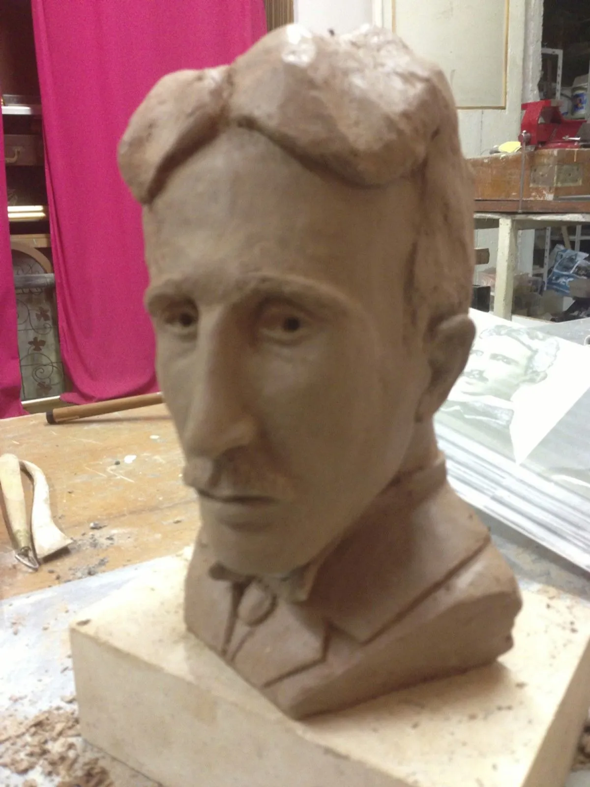 Tesla, artwork by Milan Radic