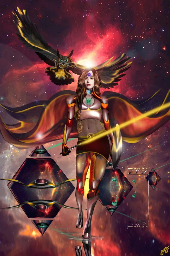 pallas athena., artwork by Jason Lincoln Jeffers