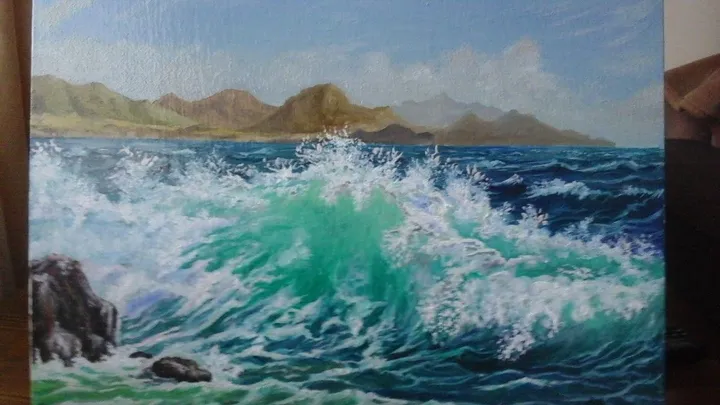 The Wave, artwork by Cherim Temucin