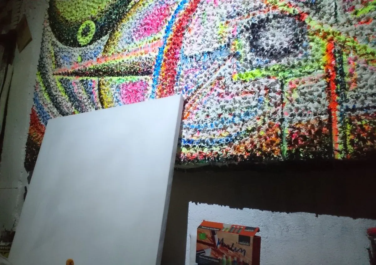On Progress: Upcycled Cigarette Filters, artwork by Marlin Lopez