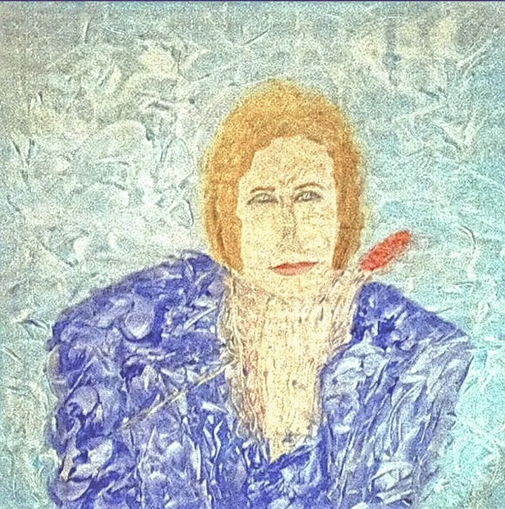 the conductor ( Maestro ), artwork by Ali AlEzzi