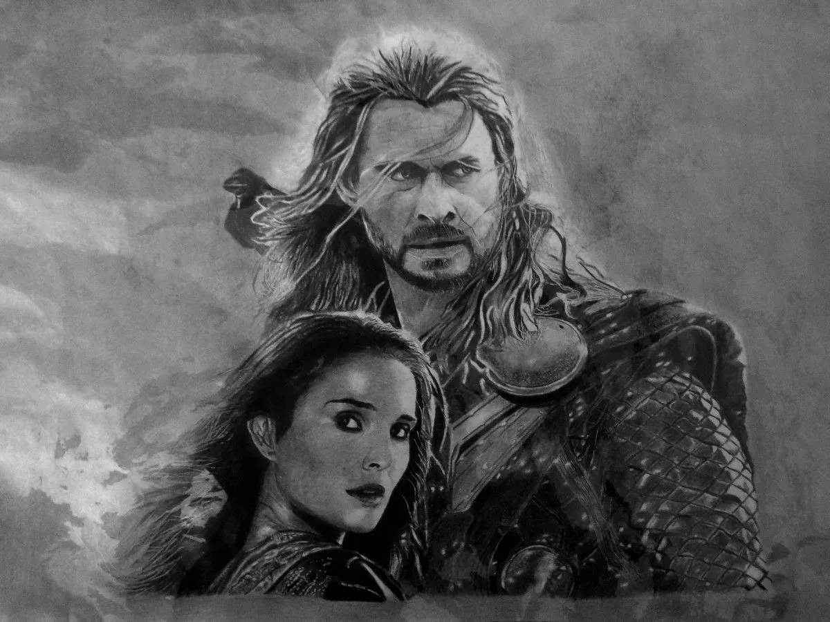 Thor, artwork by Vishal Singh