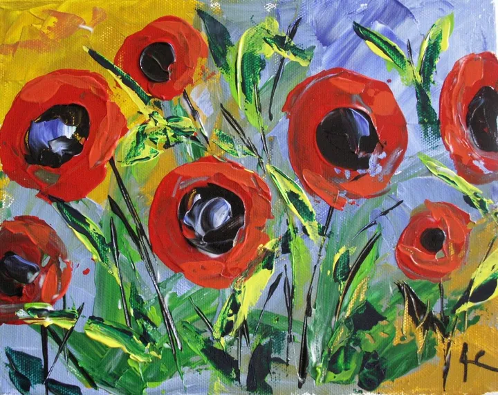 Flanders Poppies, œuvre de A Cousineau