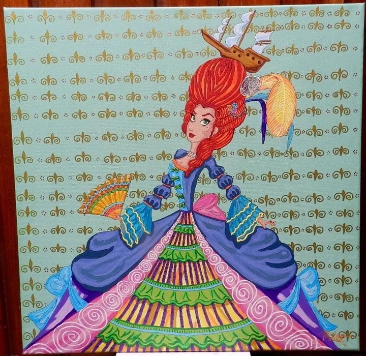 Marquesa Eleonora Catalina de la Fuente Reynoso., artwork by Dania Morales