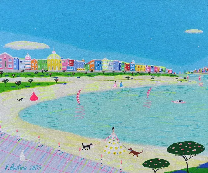 Dreaming Of The Summertime, artwork by Katrina Avotina