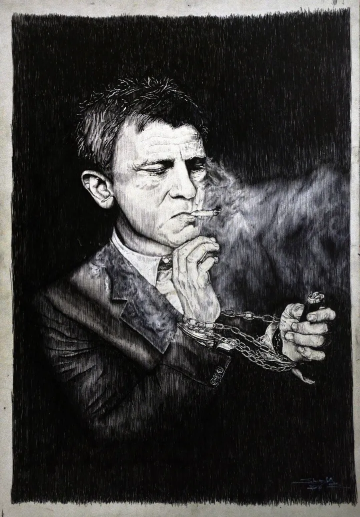 Daniel Craig, œuvre de Shubham Aggarwal