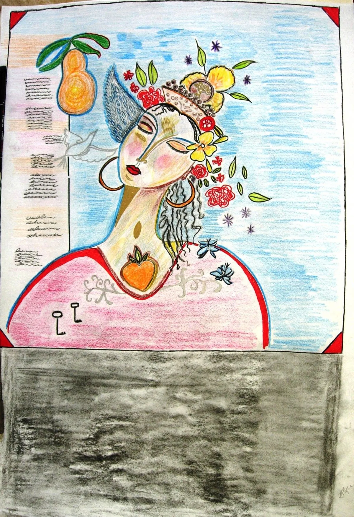 MAMA EARTH, œuvre de Marini Tsambi