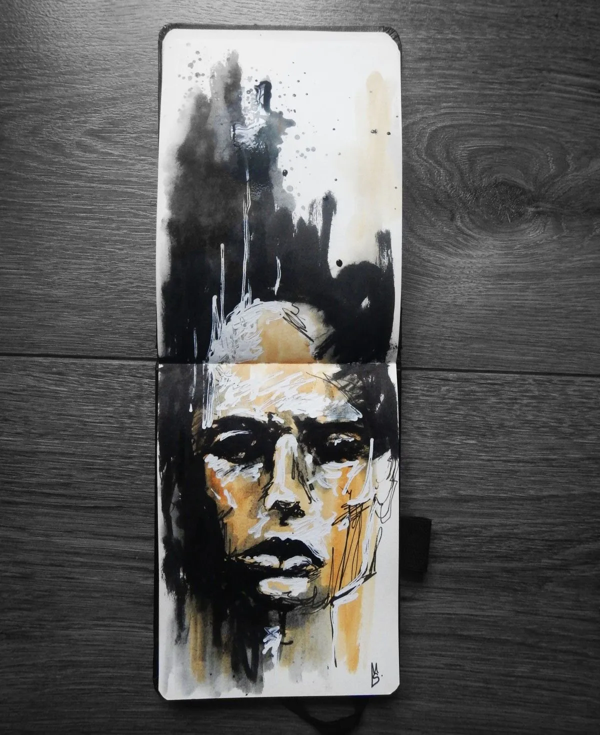 Femme jaune, artwork by Simon Marechal
