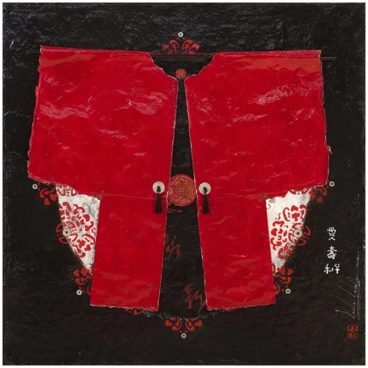 Series: The Silk Road; Shanghai kimono, œuvre de Leïla Labelle