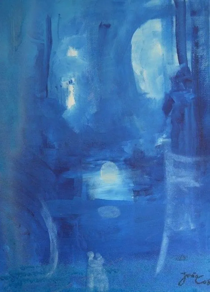 BLUE 1(o guardião), artwork by joão mateus