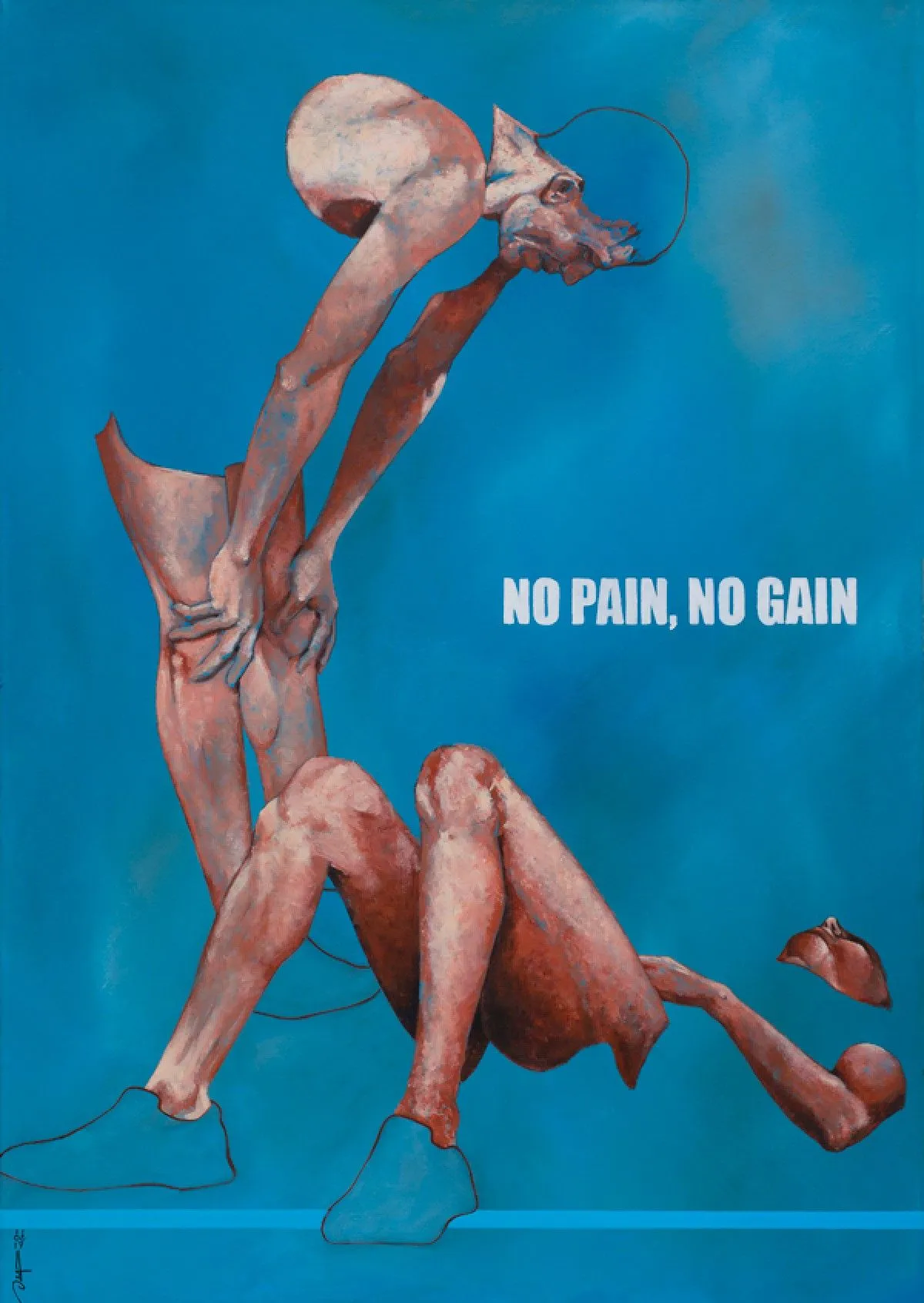 No pain No Gain - XXL, œuvre de Vincent DOGNA