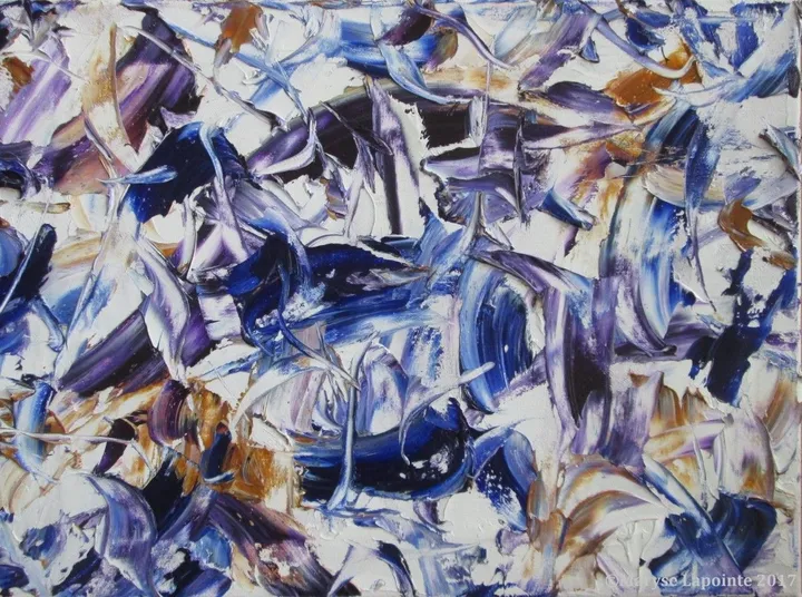 Hiver Arabesques / Winter Arabesques, œuvre de Maryse Lapointe