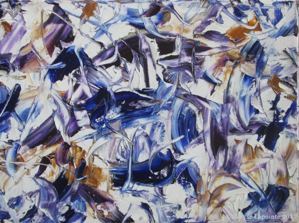 Hiver Arabesques / Winter Arabesques, œuvre de Maryse Lapointe