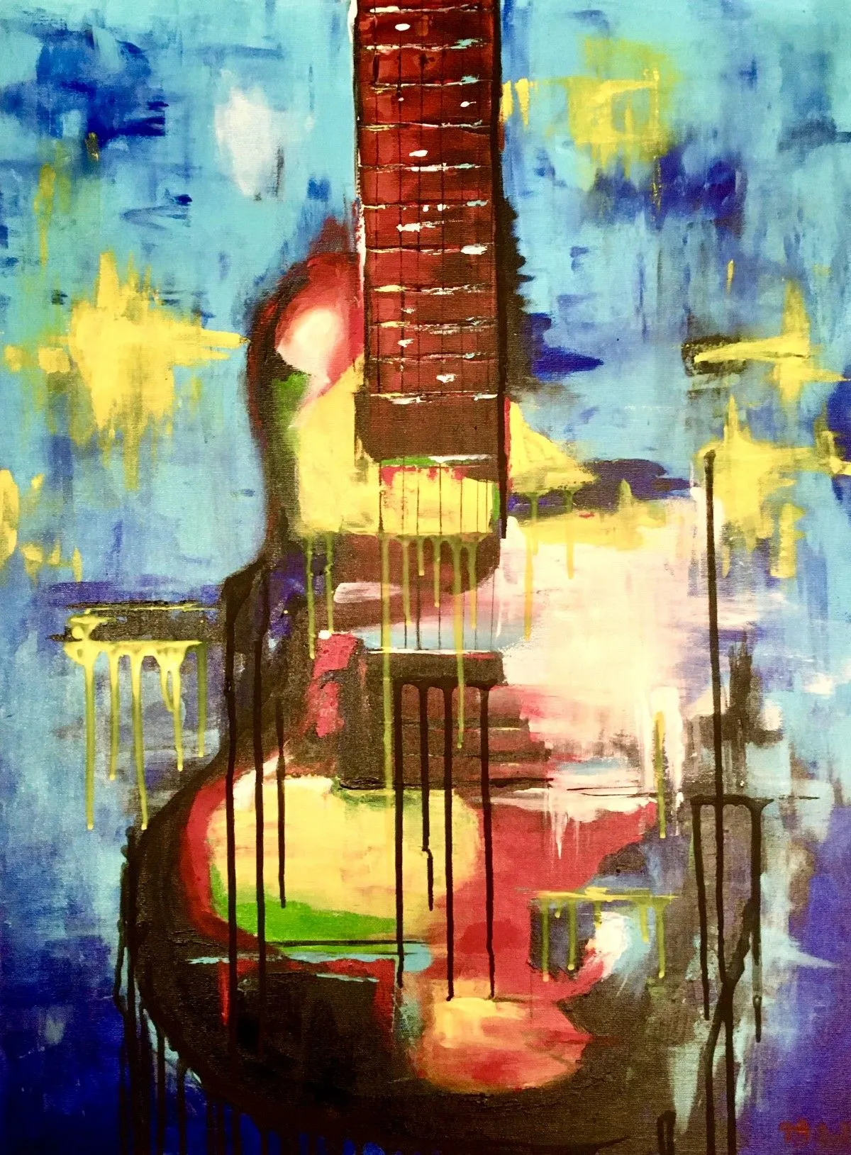 Power chords, œuvre de Françoise AUGUSTINE