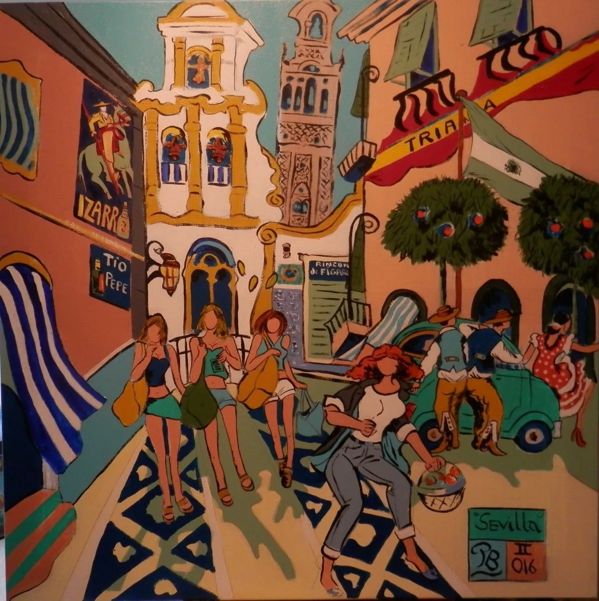 "Sevilla y Olé!", artwork by Patrick Bergès