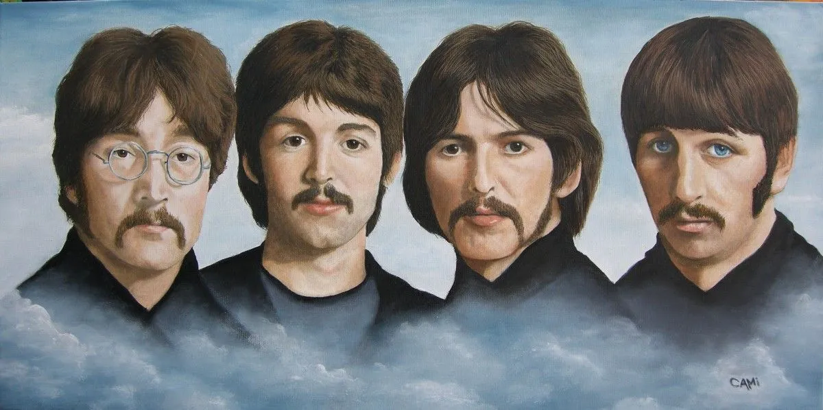 Les Beatles, artwork by Marie Carolle Robert