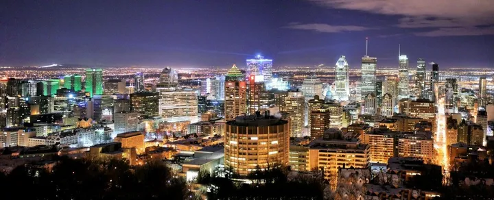 nuit de Montréal, artwork by Daniel Fabre