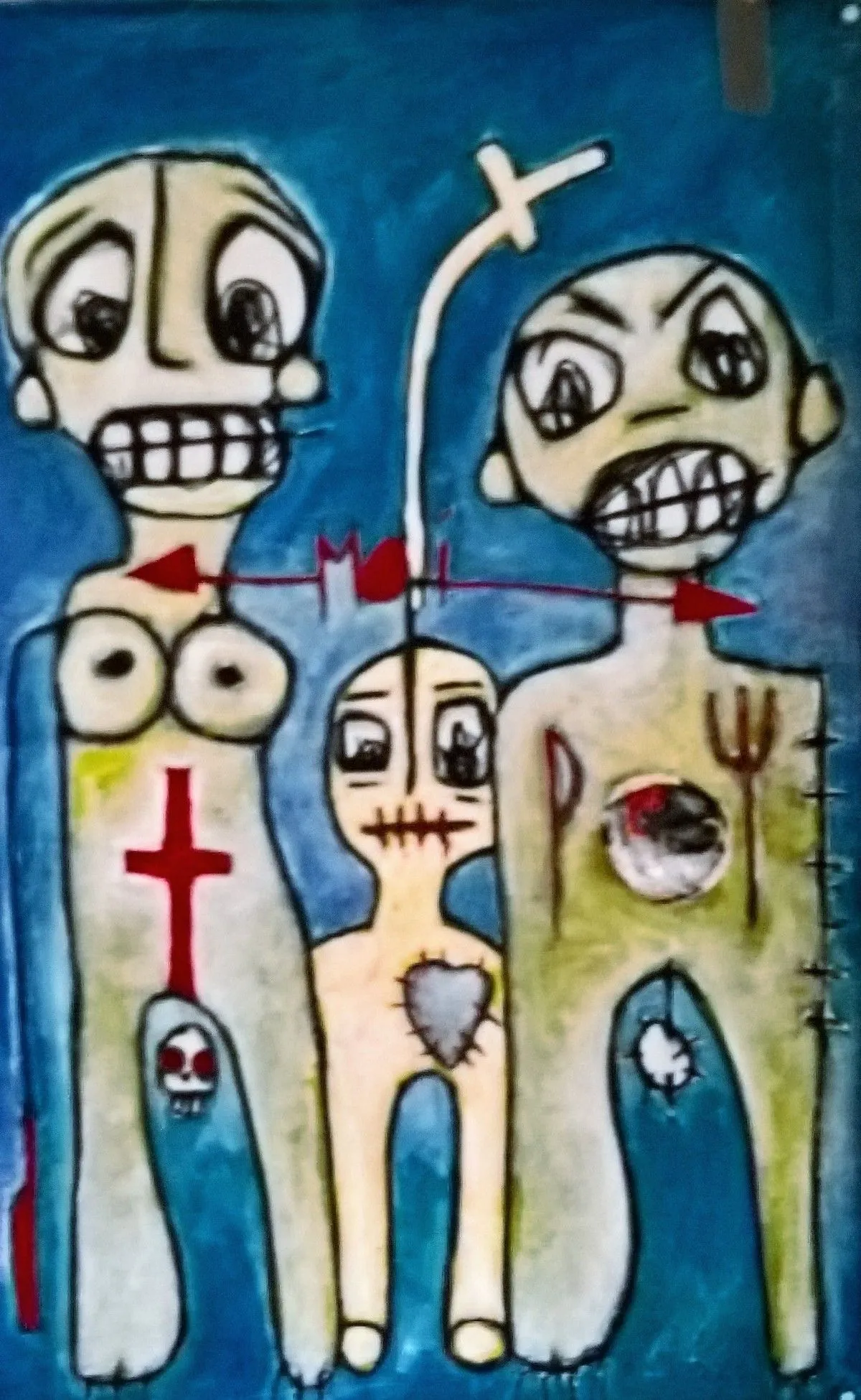 Papa , maman et moi, artwork by Sandrine Soyez