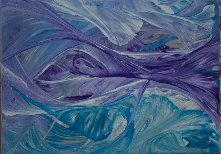 The Lilac Fish, artwork by Koko Takoushis